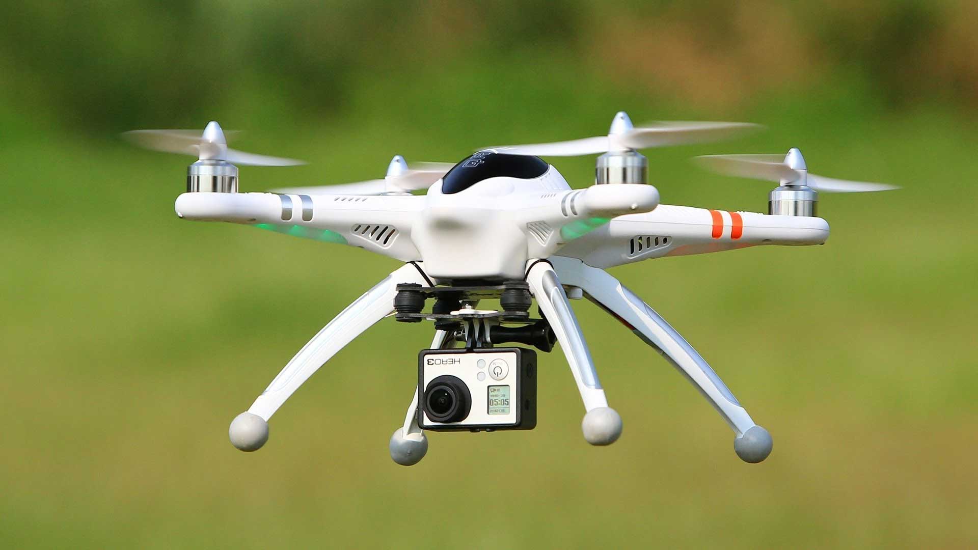 Drone em voo